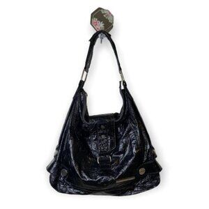 Matt  & Nat Black Japanese Paper Shoulder Bag